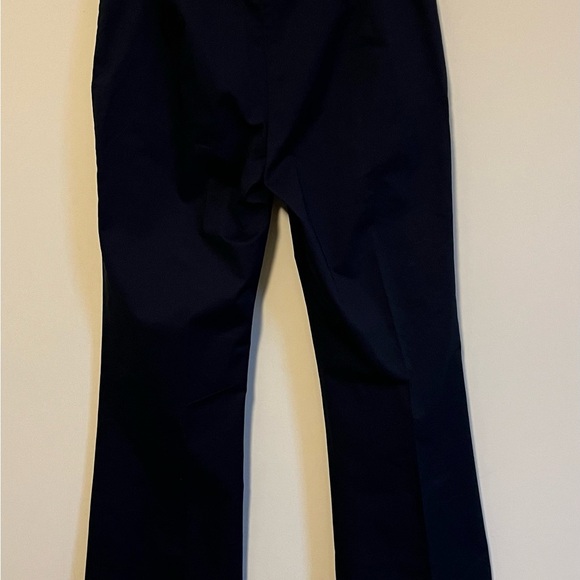 M Missoni classic flat front women’s Navy flare trousers made in Italy US sz 8 - Picture 5 of 12